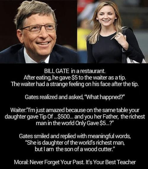 Bill Gates Woodcutter Story