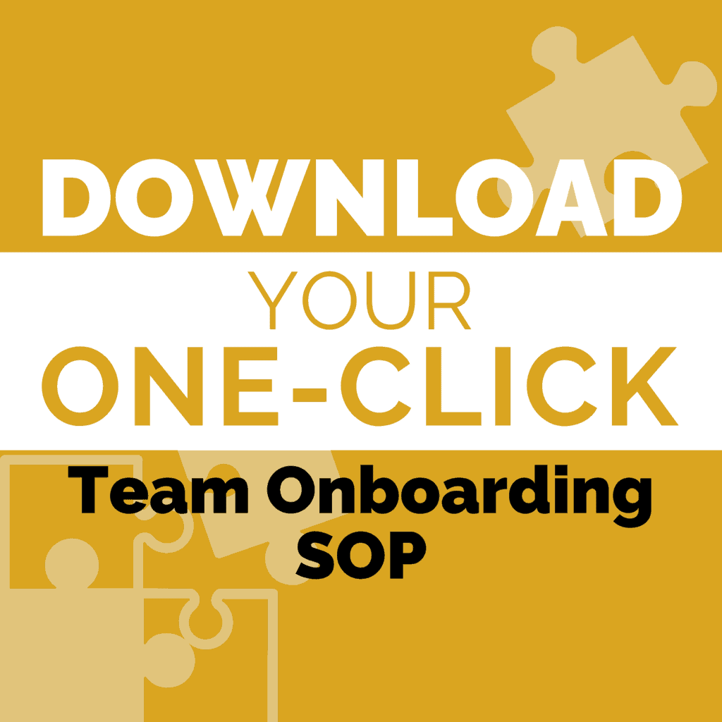 Download Your One-Click Team Onboarding SOP